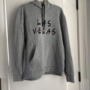 Ladies Gray Las Vegas Graphic Hoodie